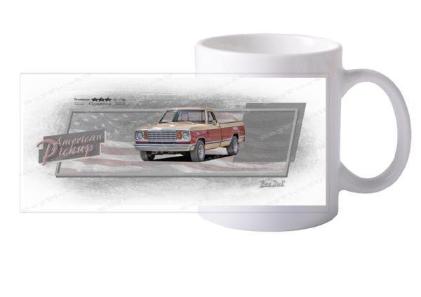 Keramiktasse mit Motiv von Pickup KTaPu2020-3